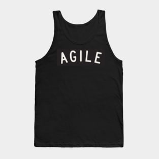 Front and Back Block letters Tank Top